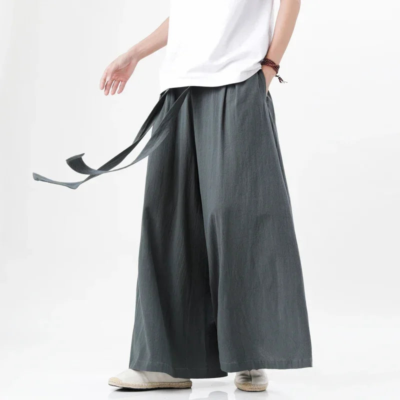 Männer Hose Haremshosen Pumphosen Pluderhosen Hosenrock Herrenrock Kilt Kimono