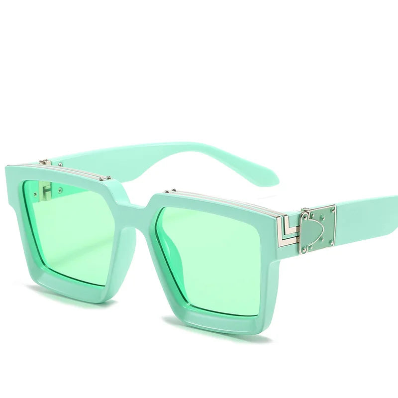 Damen Sonnenbrille Luxus Modische Herren Brille Vintage Pilotenbrille UV400