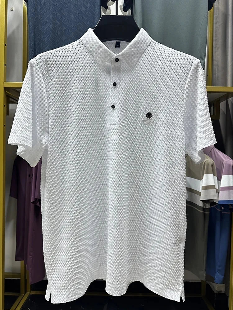 Herren Poloshirt POLO Shirt T-Shirt Kurzarm Zipper Hemd Fashion Polohemd Top NEU