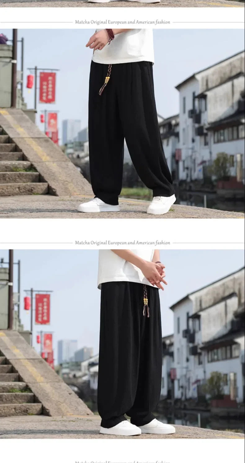 Männer Hose Haremshosen Pumphosen Pluderhosen Hosenrock Herrenrock Kilt Jogger