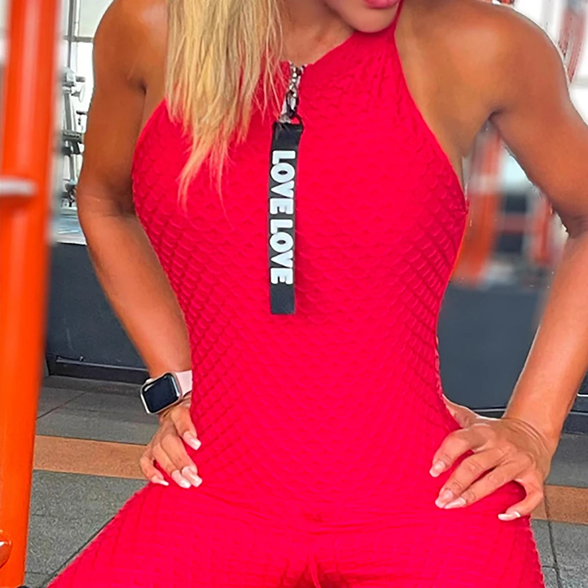 Yoga Fitness Anzug Gym Stretch Leggings Jogging Overalls Top Push Up Sports