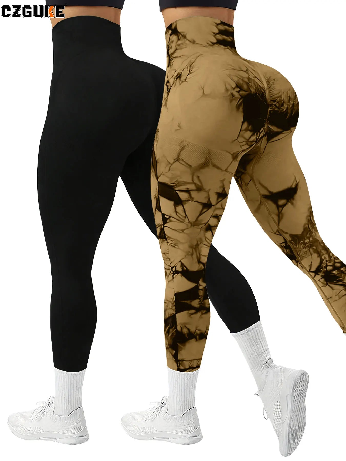 Yoga Leggings Push Up Damen Sport Hose Fitness Gym Stretch Leggins Jogginghose