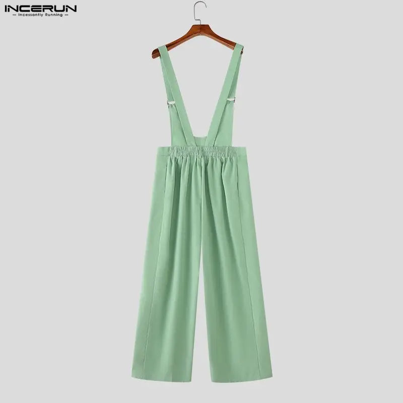 Männer Latzhose Hose Harems Pumphosen Pluderhosen Jogger Overalls Streetwear