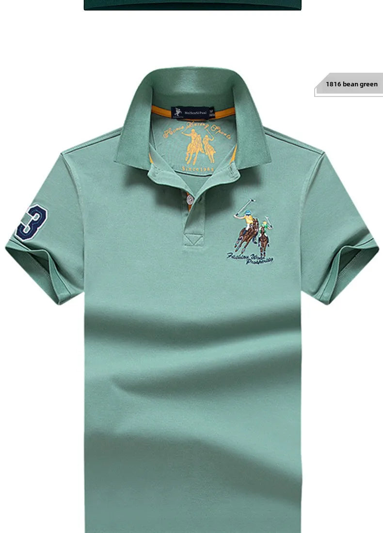 Herren Poloshirt POLO Shirt T-Shirt Kurzarm Hemd Polohemd Fashion Top