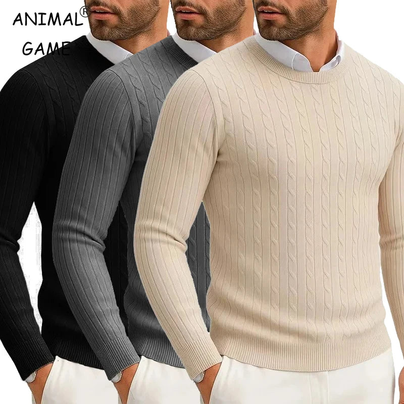 Herren Pullover Sweatshirt Leichter Pulli Sweater Shirt Langarmshirts
