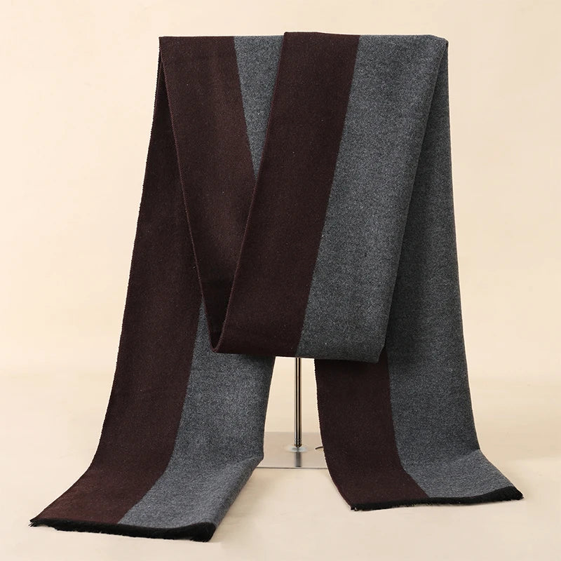 Herren Schal Winterschal Stola Schlauchschal Halstuch Wollschal Strickschal Loop