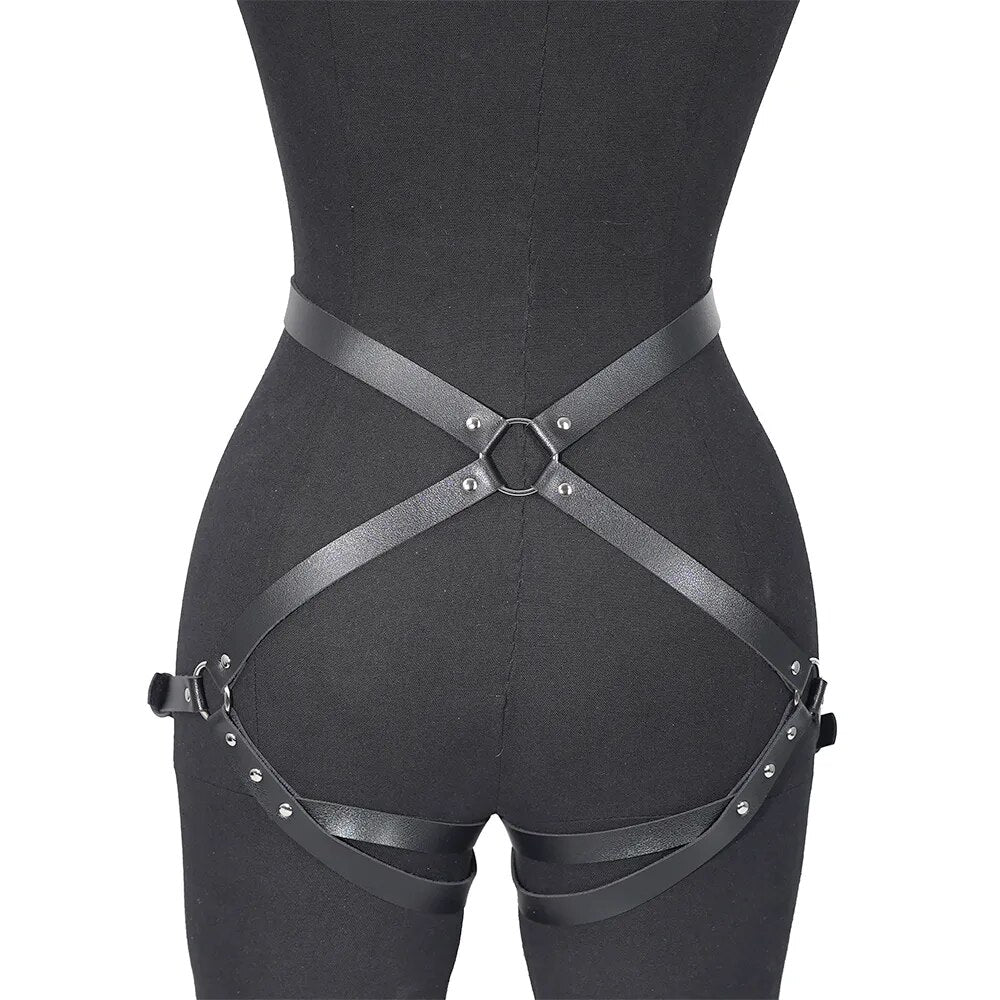 Sexy Harness Kette BH Gürtel Toys Punk Goth Frauen Bdsm Bondage Dessous