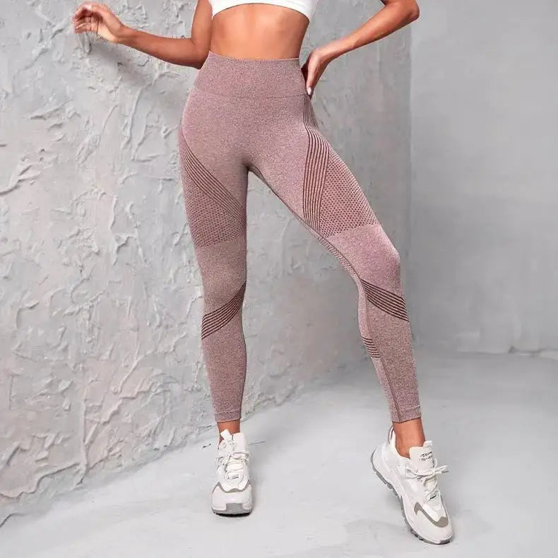 Damen Yoga Leggings Push Up Stretch Leggins Sport Hose Fitness Gym Jogginghose