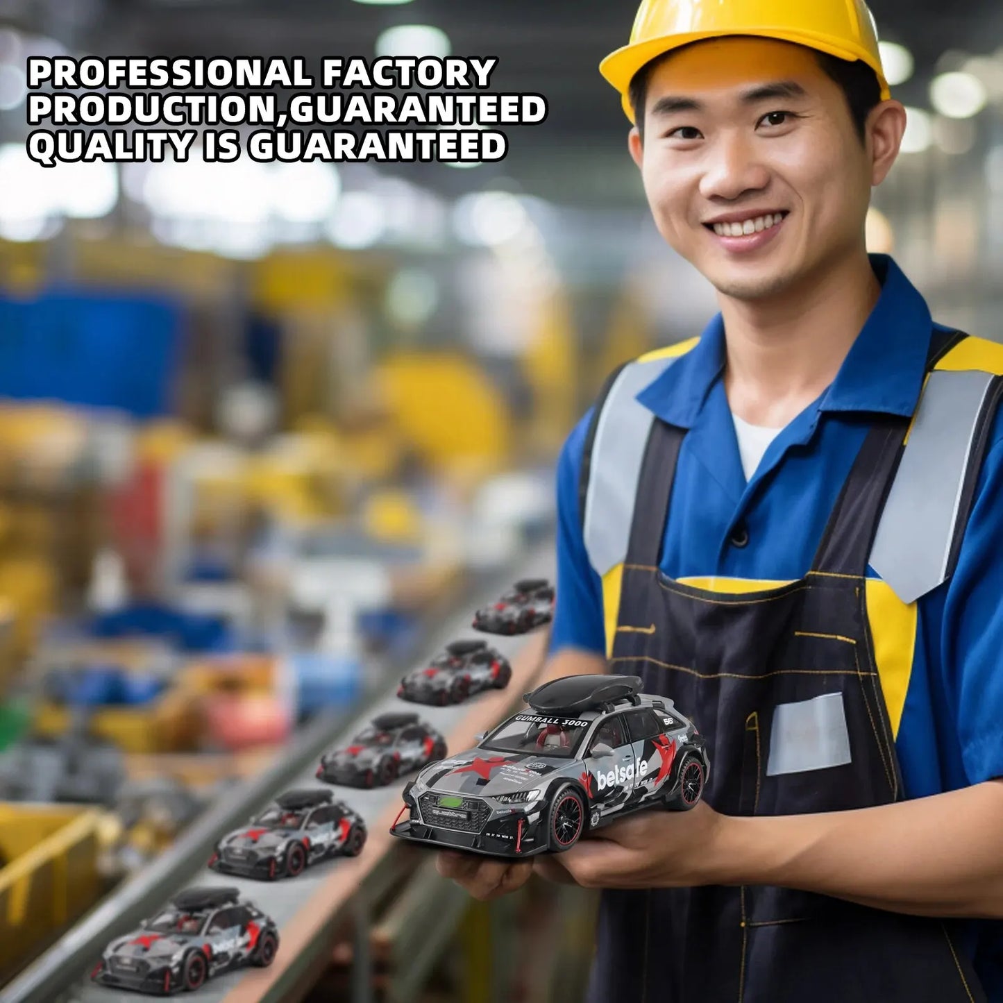 1:24 Modellauto Audi RS6 Racing Metall Spielzeug Kinder Automodell Geschenk