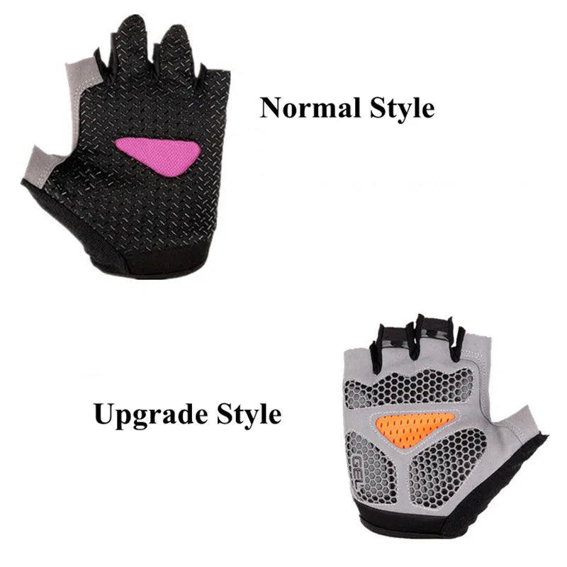 Fahrradhandschuhe Fahrrad Halbfinger Handschuhe Sport Fitness Gym Damen Herren