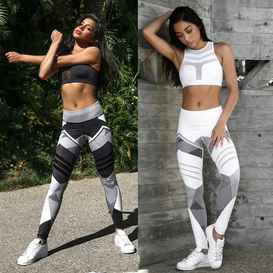 Yoga Leggings Push Up Damen Sport Hose Fitness Gym Stretch Leggins Jogginghose