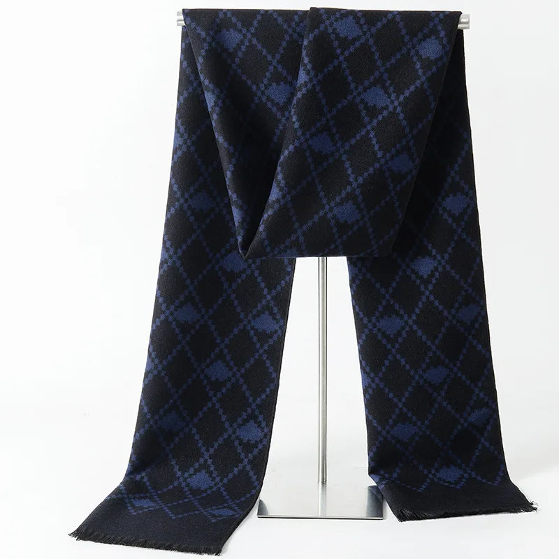 Herren Schal Winterschal Stola Schlauchschal Halstuch Wollschal Strickschal Loop