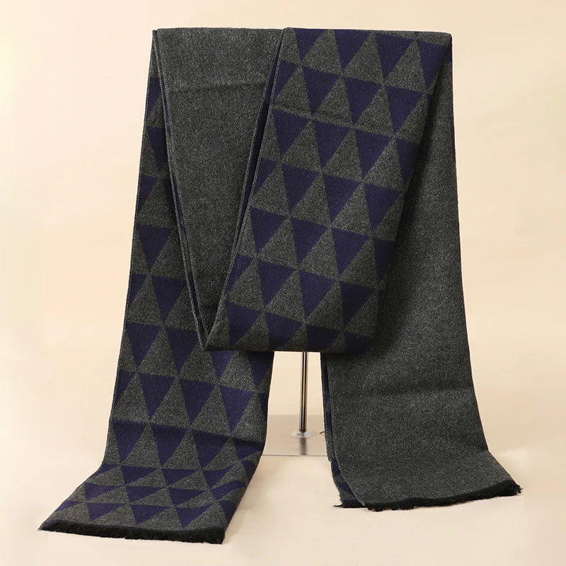 Herren Schal Winterschal Stola Schlauchschal Halstuch Wollschal Strickschal Loop