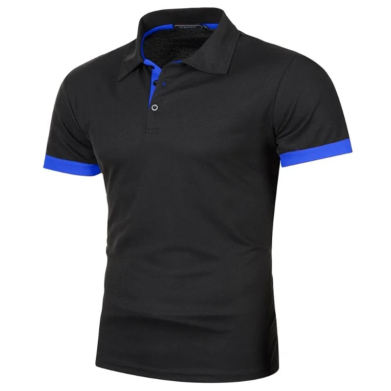 Herren Poloshirt POLO Shirt T-Shirt Kurzarm Zipper Hemd Fashion Polohemd Top NEU