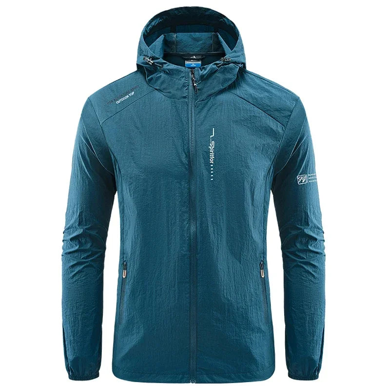 Herren Windbreaker Trekking Jacke Windjacke Outdoor Military Kapuzenjacke Bomber