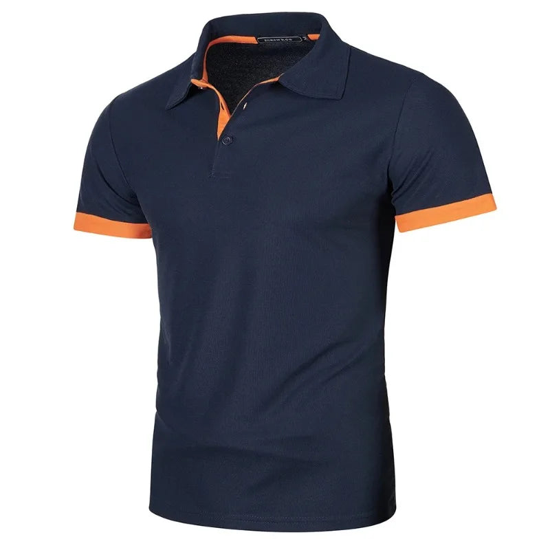 Herren Poloshirt POLO Shirt T-Shirt Kurzarm Zipper Hemd Fashion Polohemd Top NEU