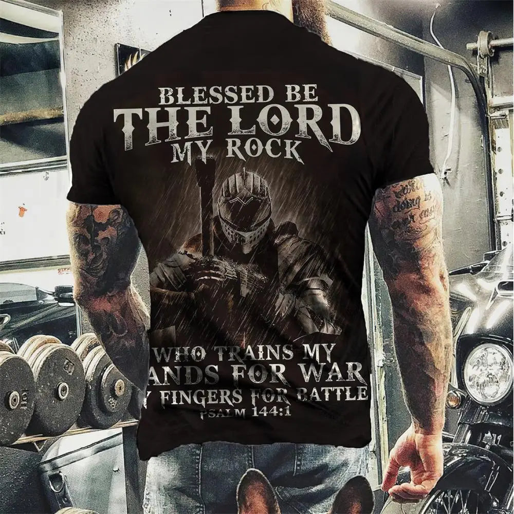 Herren Fashion Vintage 3D T-Shirt Rundhals Unisex Sommer Sparta Streetwear