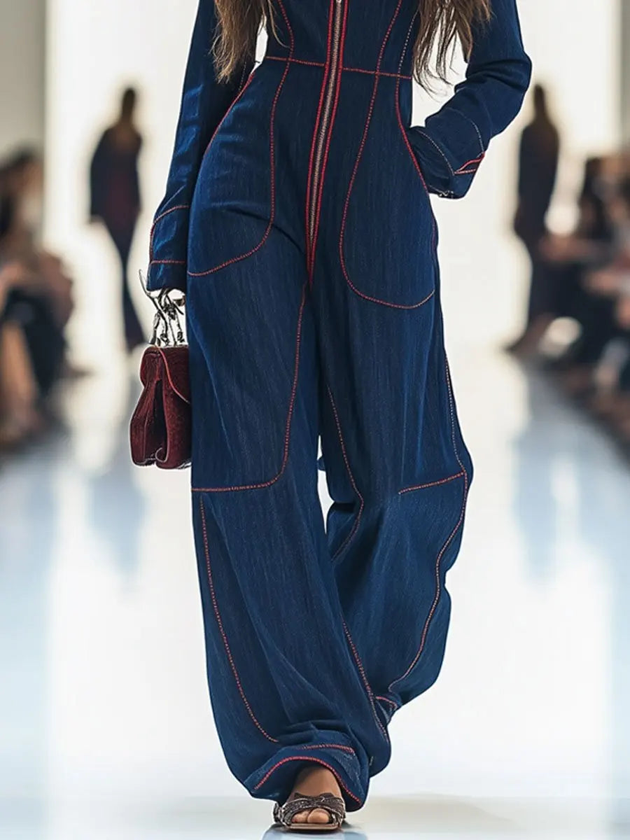 Damen Fashion Hose Latzhose Schlaghose Flare Trägerhose Overalls Jumpsuits