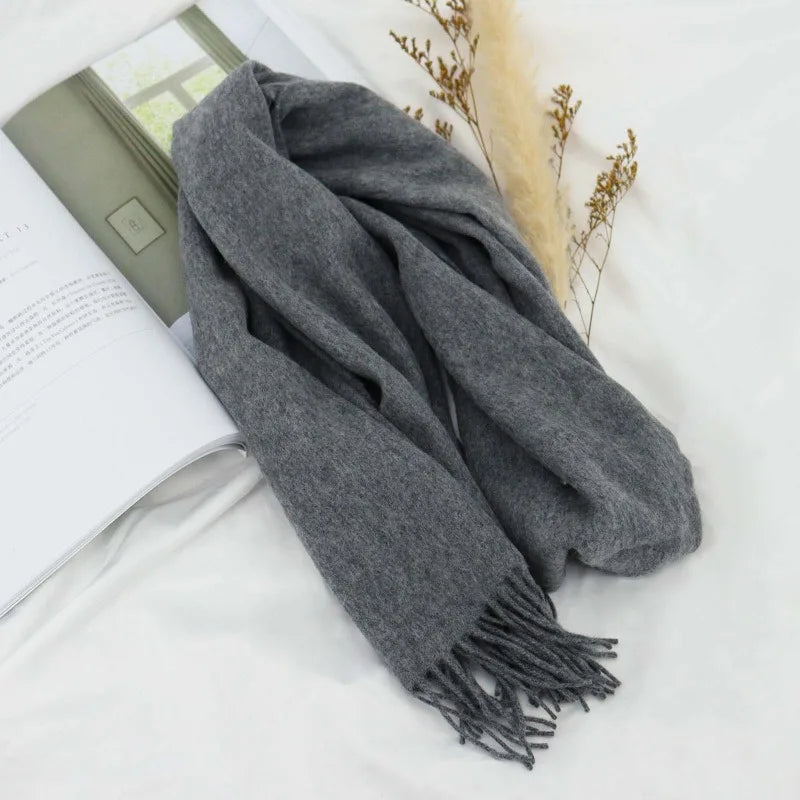Herren Schal Winterschal Stola Schlauchschal Halstuch Wollschal Strickschal Loop