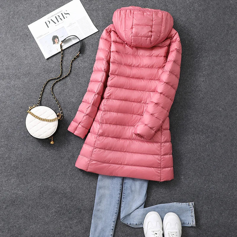 Damen Daunenjacke leichte & wetterfeste Steppjacke Stepp Jacke Übergangsjacke
