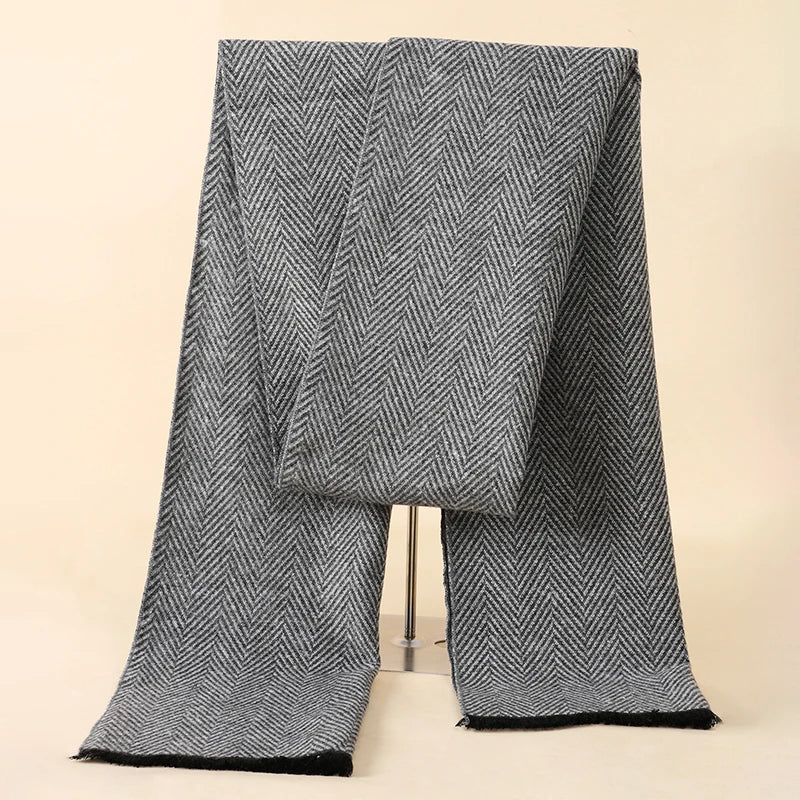 Herren Schal Winterschal Stola Schlauchschal Halstuch Wollschal Strickschal Loop