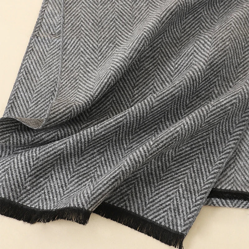 Herren Schal Winterschal Stola Schlauchschal Halstuch Wollschal Strickschal Loop