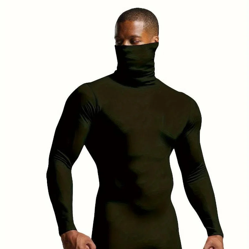 Herren Rollkragen Pullover Sweatshirt Leichter Pulli Sweater Shirt Langarmshirt