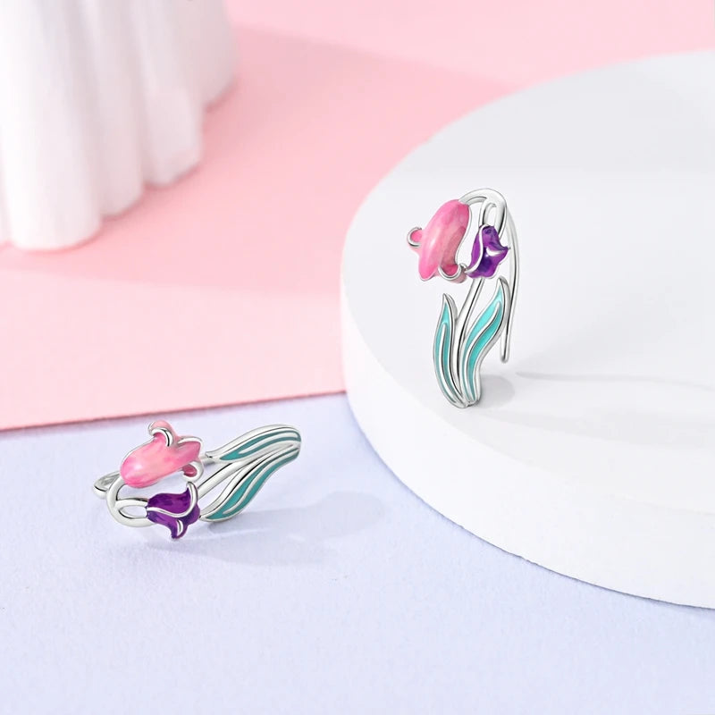 Orecchini a Cerchio in Argento 925 Sterling con Zirconi | Creole Brillantini