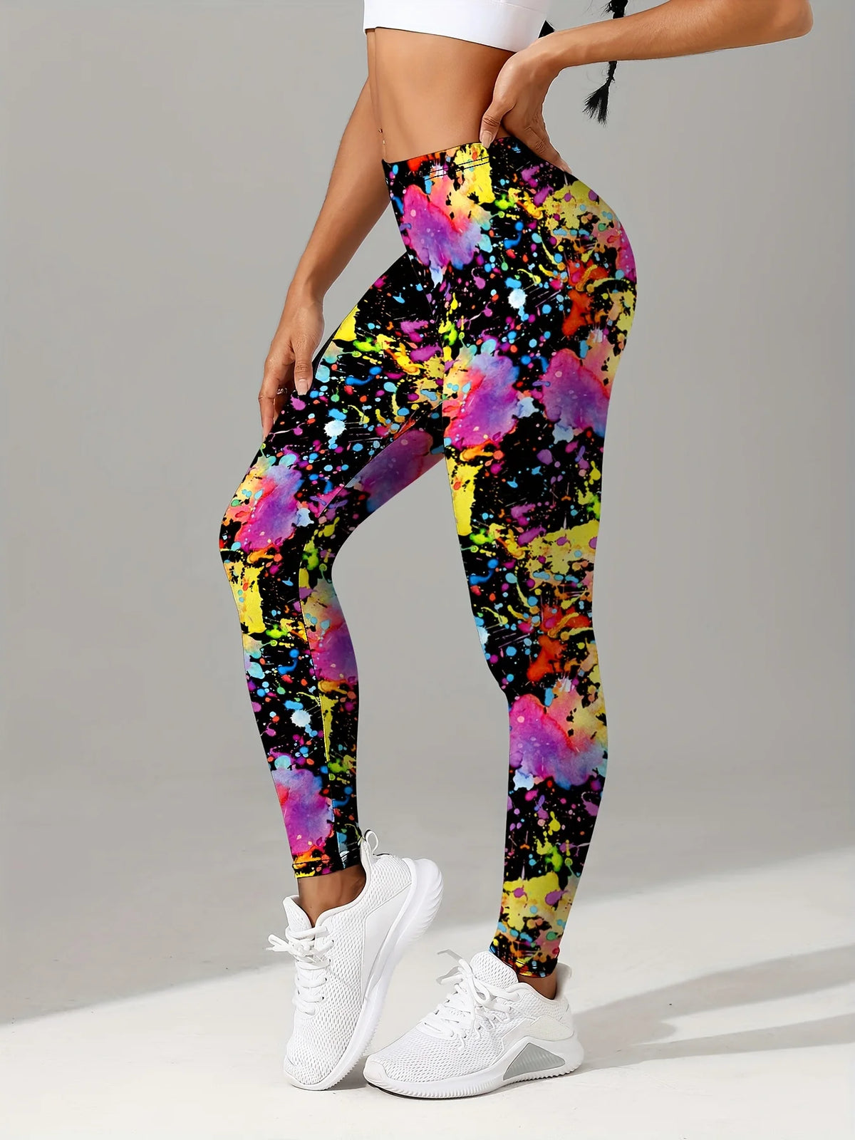 Yoga Leggings Push Up Hohe Taille Sexy Damen Sport Fitness Gym Stretch Hose
