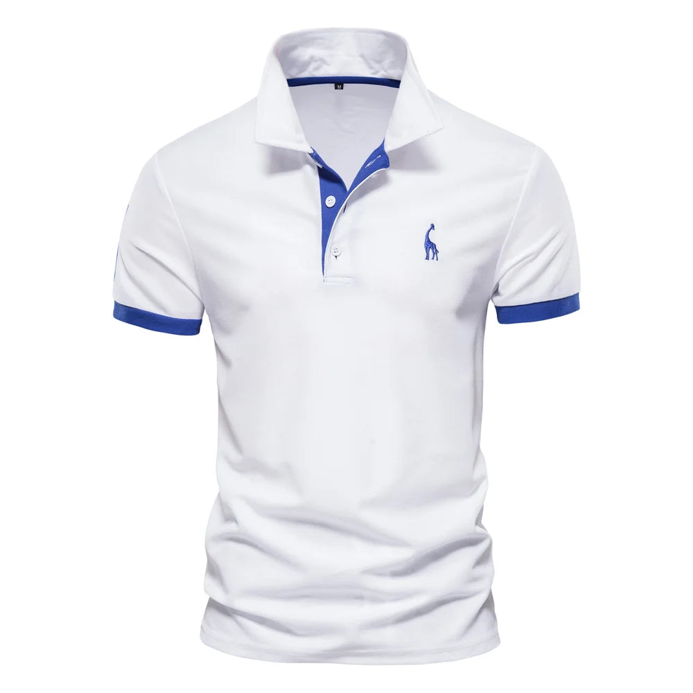 Uomo Polo Manica Corta POLO Shirt Maglietta Camicia Maglia T-Shirt di Moda