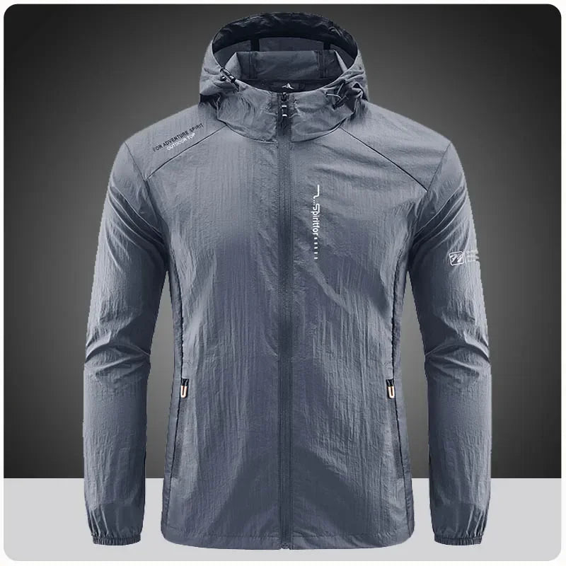 Herren Windbreaker Trekking Jacke Windjacke Outdoor Military Kapuzenjacke Bomber