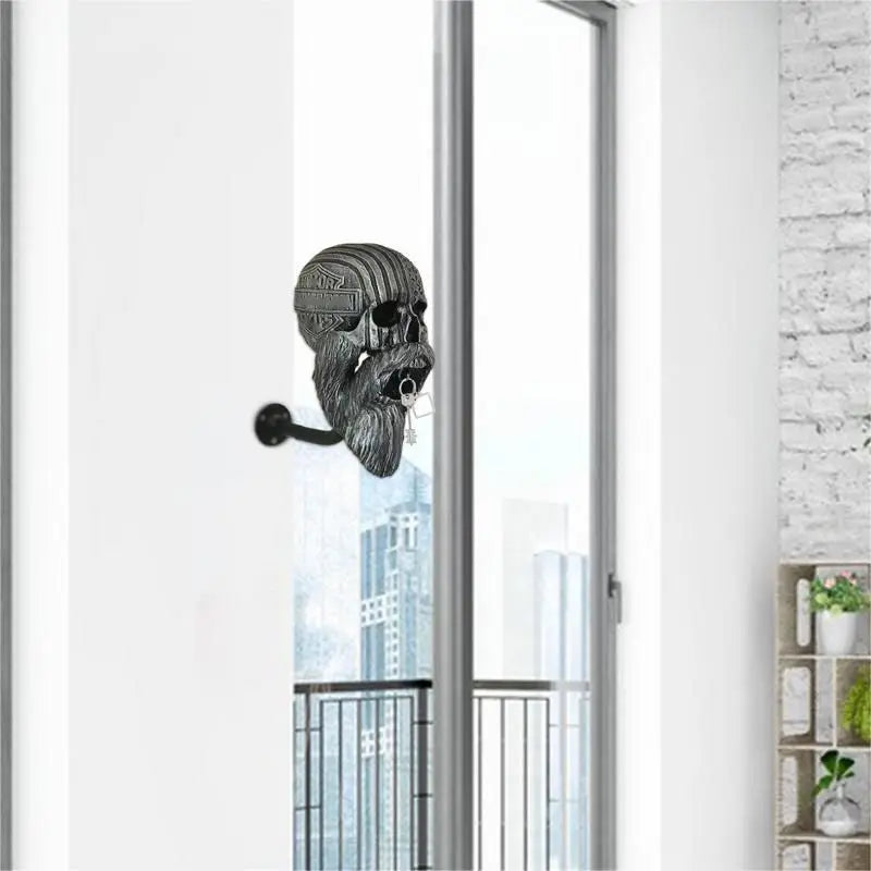 Supporto Staffa Porta Casco Moto Tondo Gancio Da Parete Appendiabiti Guardaroba