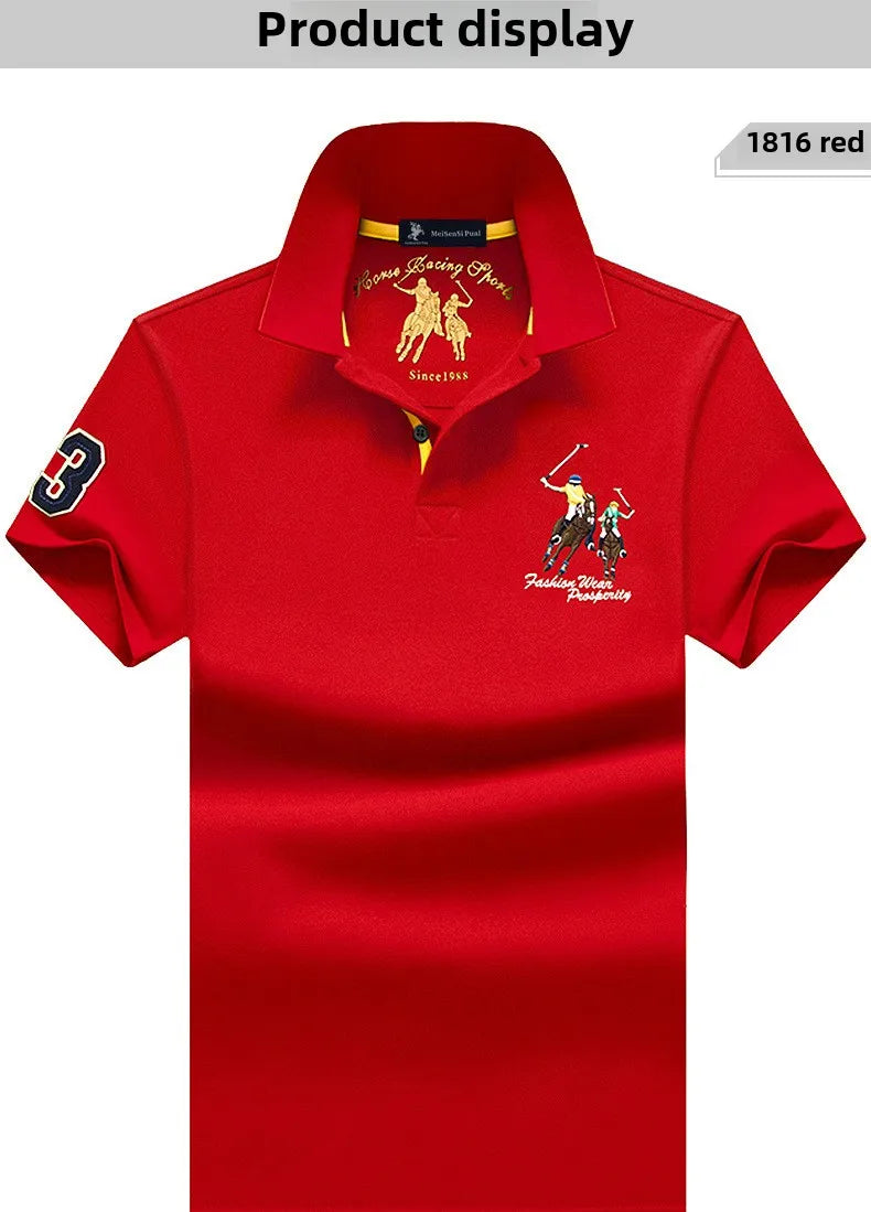 Herren Poloshirt POLO Shirt T-Shirt Kurzarm Hemd Polohemd Fashion Top