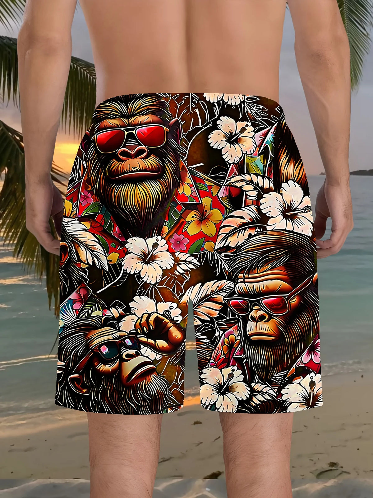 Herren Badehose Badeshort Kurze Hose Shorts Schwimmhose 100% Polyester NEU