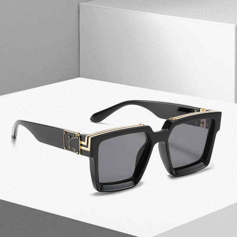 Damen Sonnenbrille Luxus Modische Herren Brille Vintage Pilotenbrille UV400