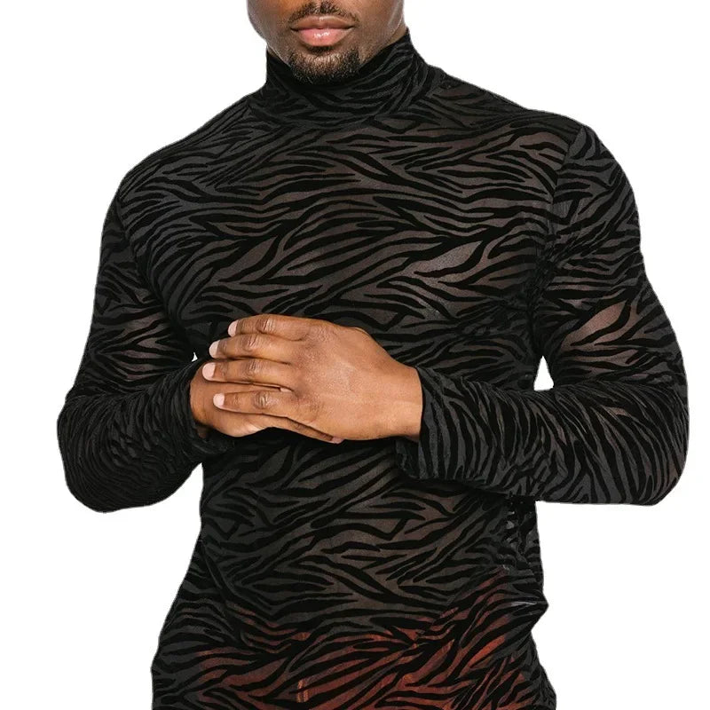 Fetisch Fashion Männer Sexy Bodysuits Herren Body Shirts Hemd Transparent Club