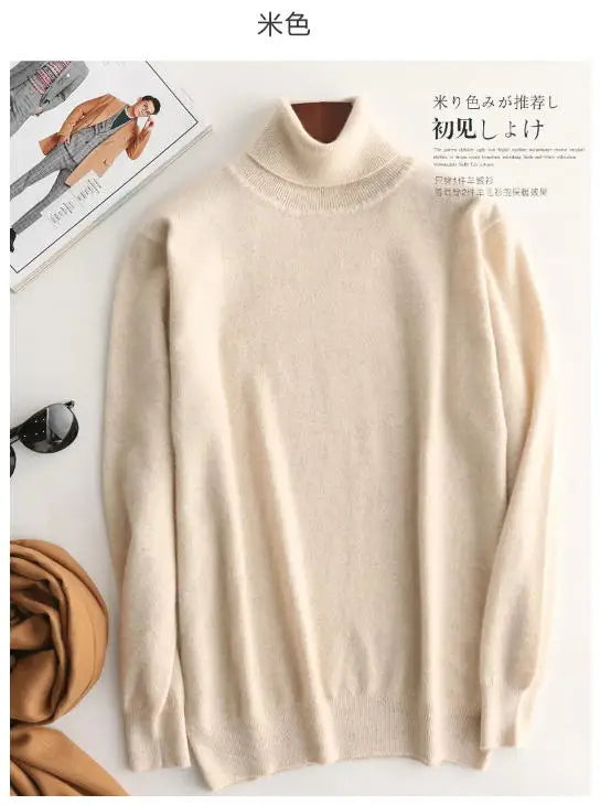 Herren Rollkragen Pullover Sweatshirt Leichter Pulli Sweater Shirt Langarmshirt