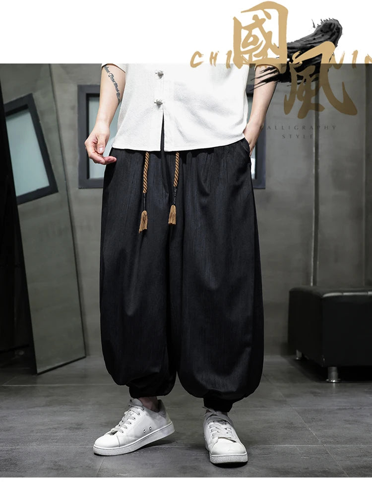 Männer Hose Haremshosen Pumphosen Pluderhosen Hosenrock Herrenrock Kilt Jogger