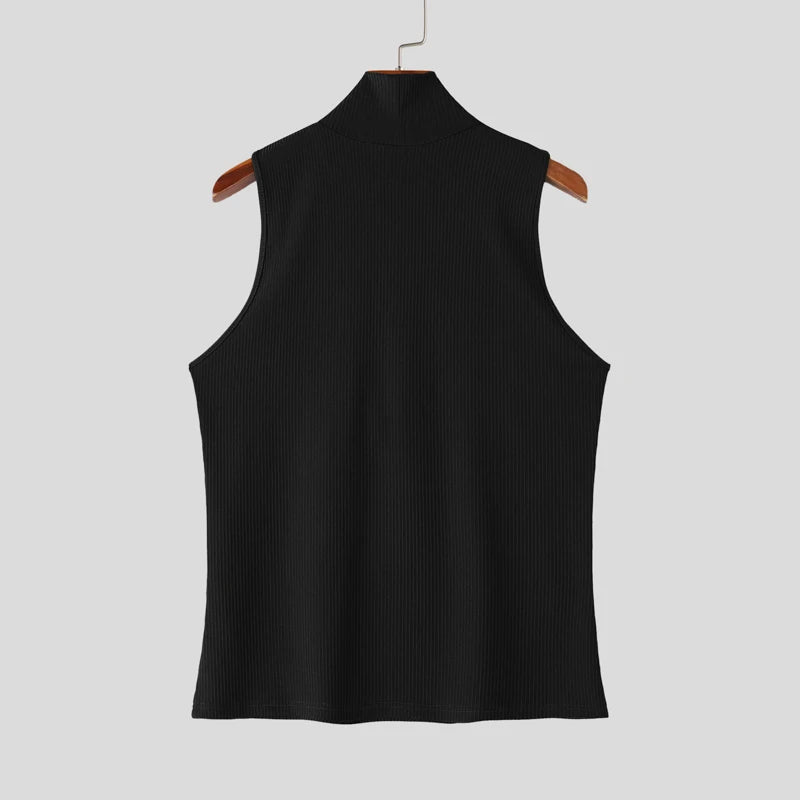 Herren Oberteil Ärmellos Tank Top Sexy Shirt Clubwear Muskel T-Shirt Unterhemd