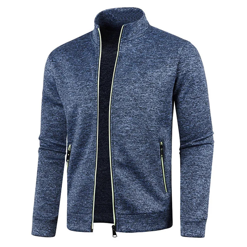 Herren Pullover Sweatshirt Troyer Pulli Sweater Stehkragen Zipper Langarmpulli