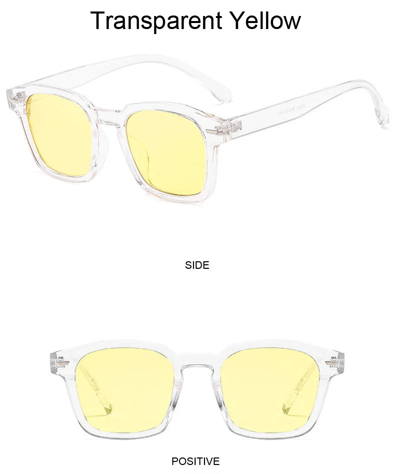 Damen Sonnenbrille Designer Luxus Brille Quadratische Übergröße Gläser Vintage