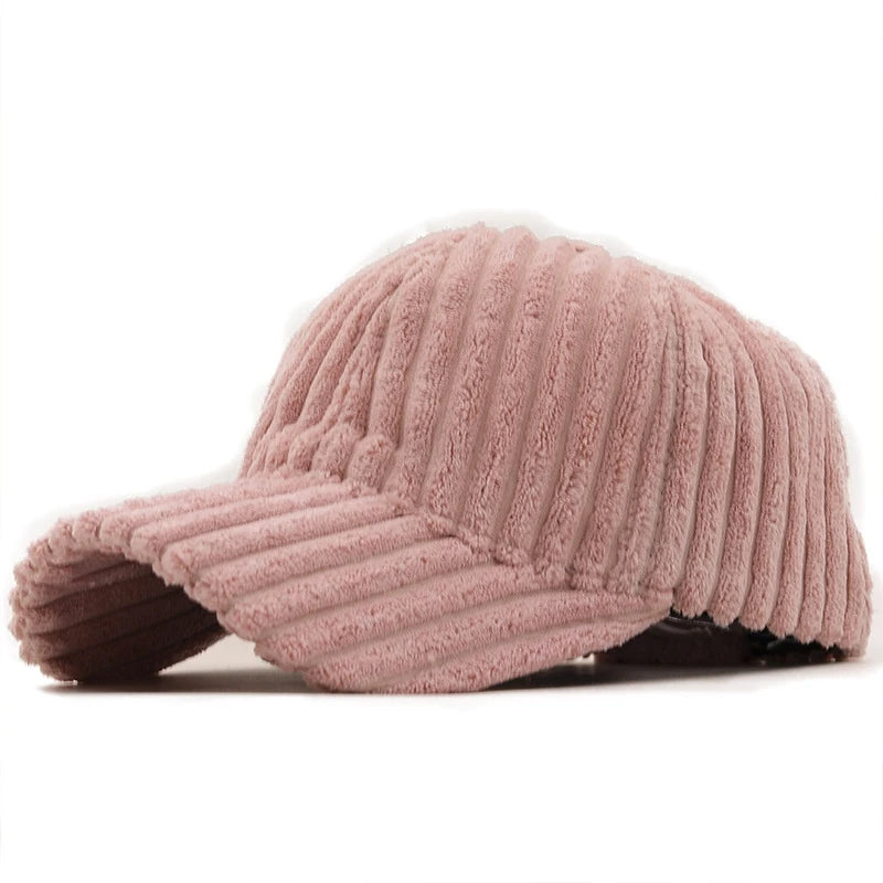 Basecap Baseball Cap Cord Look Mütze Kappe Männer Frauen Cappy Schirmmützen