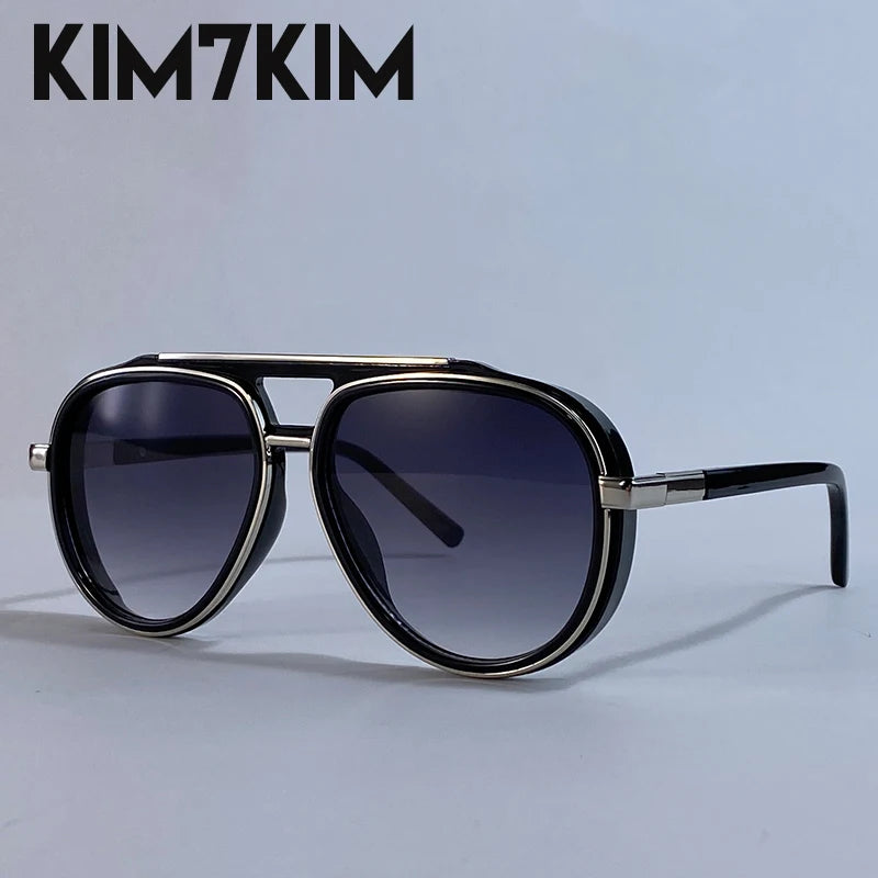 Damen Sonnenbrille Luxus Modische Herren Brille Vintage Pilotenbrille UV400