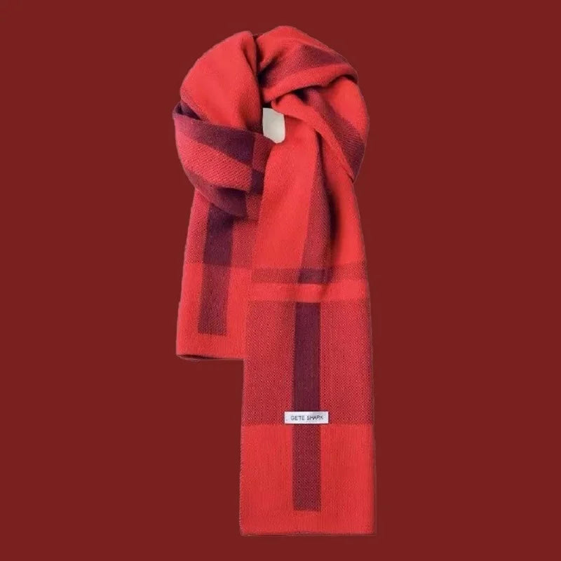 Herren Schal Winterschal Stola Schlauchschal Halstuch Wollschal Strickschal Loop