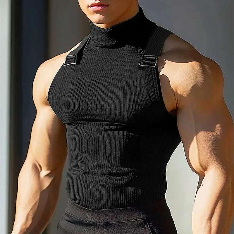 Herren Oberteil Ärmellos Tank Top Sexy Shirt Clubwear Muskel T-Shirt Unterhemd