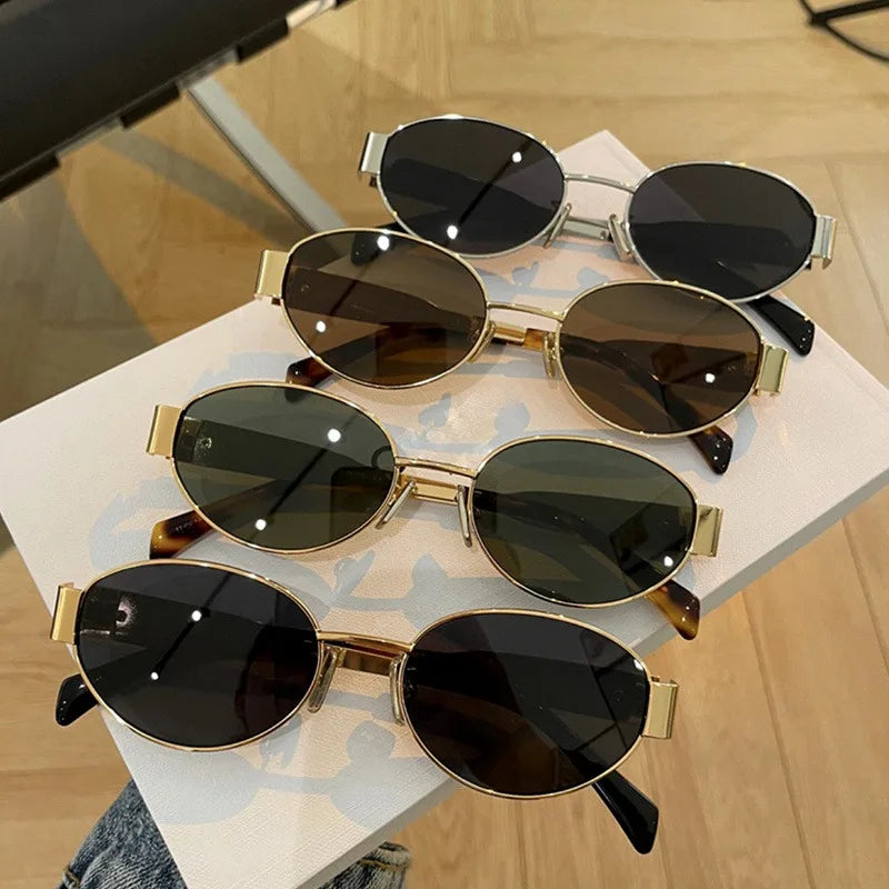 Damen Sonnenbrille Designer Luxus Brille Quadratische Übergröße Gläser Vintage