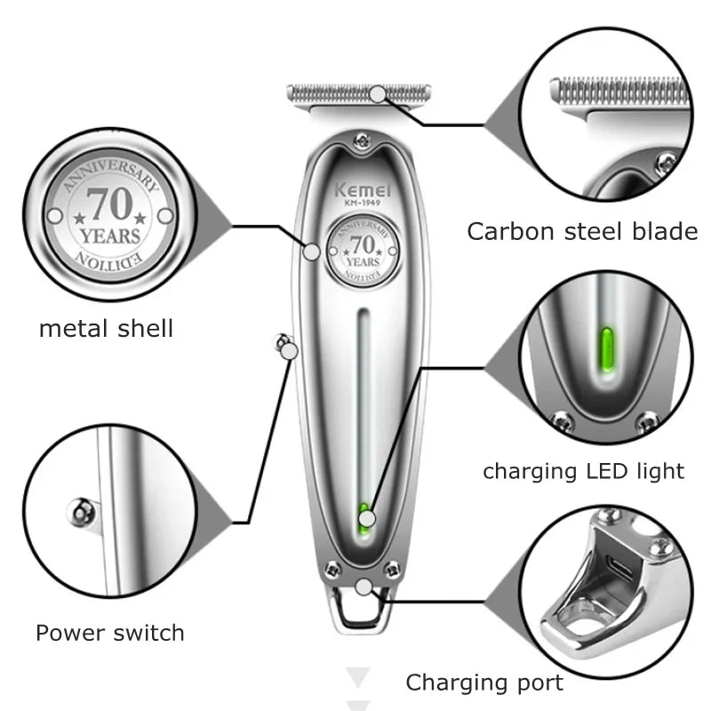 Profi Haarschneidemaschine Haarschneider Rasierer Hair Clipper Bart Trimmer Akku
