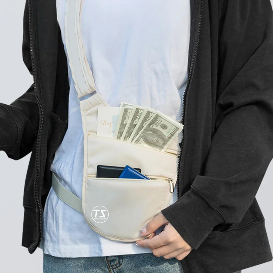 Reise Versteckte Taille Tasche Sport Telefon Männer Anti-diebstahl Gürtel Tasche Ultra-Dünne Wasserdichte Fanny Pack Neue Frauen laufen Licht Taille Tasche