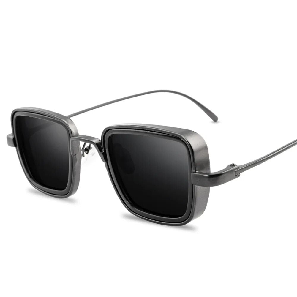Designer Luxus Sonnenbrille Damen Herren Quadratische Gläser Vintage UV400