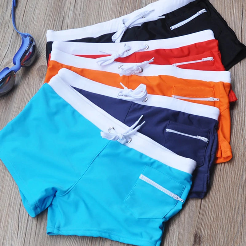 Herren Badehose Badeshort Kurze Hose Shorts Schwimmhose 100% Polyester Bermuda